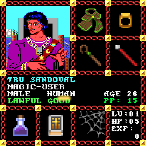 Tru Sandoval is a Players Guild Genesis Series Adventurer #1879