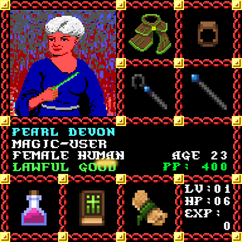 Pearl Devon is a Players Guild Genesis Series Adventurer #1894