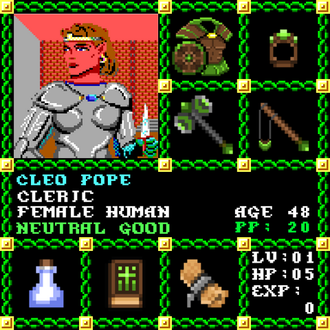 Cleo Pope is a Players Guild Genesis Series Adventurer #1897