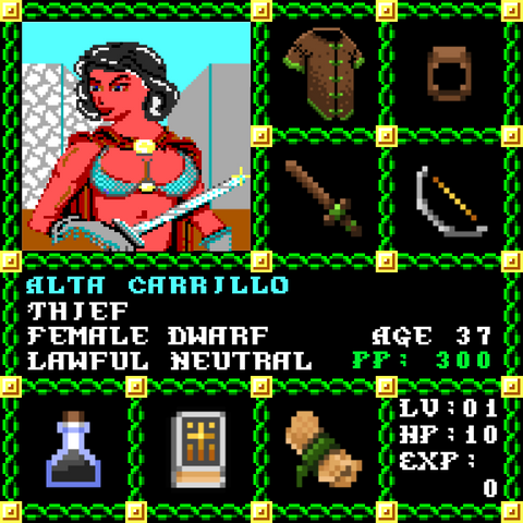 Alta Carrillo is a Players Guild Genesis Series Adventurer #1902