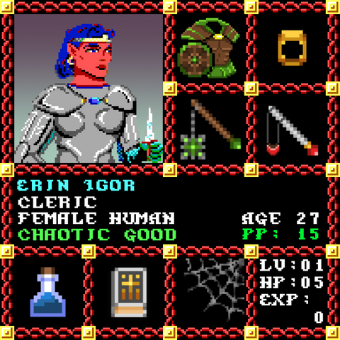 Erin Igor is a Players Guild Genesis Series Adventurer #1904