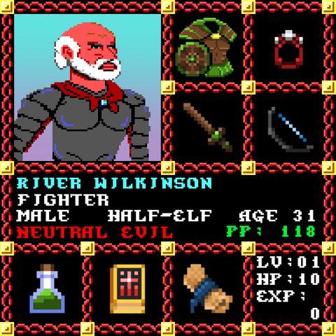 River Wilkinson is a Players Guild Genesis Series Adventurer #1906