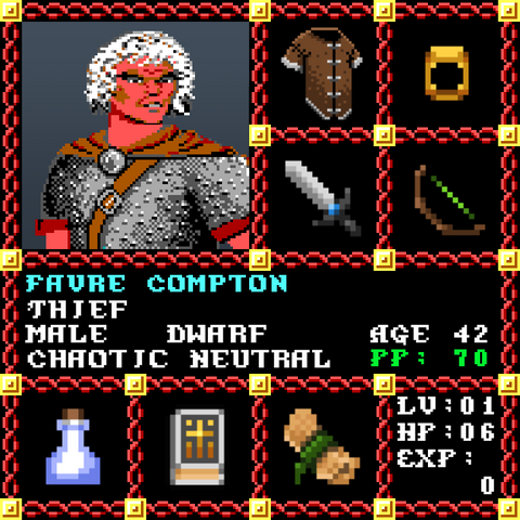 Favre Compton is a Players Guild Genesis Series Adventurer #1907