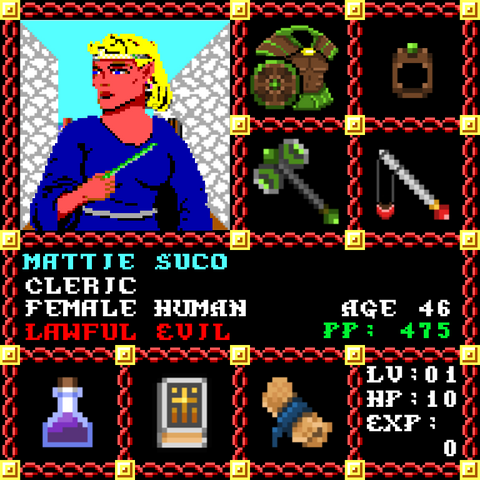 Mattie Suco is a Players Guild Genesis Series Adventurer #1913