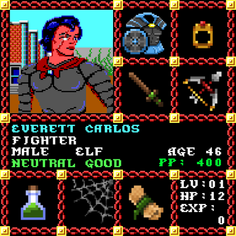 Everett Carlos is a Players Guild Genesis Series Adventurer #1925