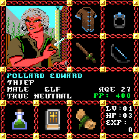 Pollard Edward is a Players Guild Genesis Series Adventurer #1926