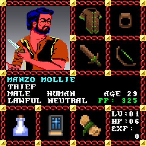 Manzo Mollie is a Players Guild Genesis Series Adventurer #1927