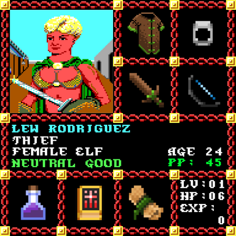 Lew Rodriguez is a Players Guild Genesis Series Adventurer #1930