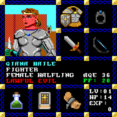 Giana Haile is a Players Guild Genesis Series Adventurer #1941