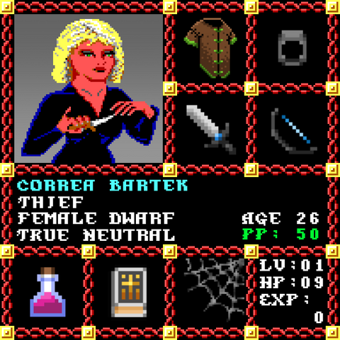 Correa Bartek is a Players Guild Genesis Series Adventurer #1942