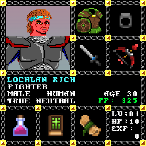 Lochlan Rich is a Players Guild Genesis Series Adventurer #1951