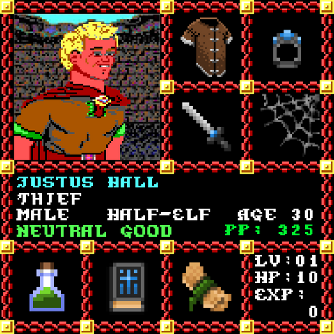 Justus Hall is a Players Guild Genesis Series Adventurer #1964