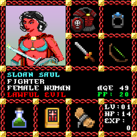 Sloan Saul is a Players Guild Genesis Series Adventurer #1966