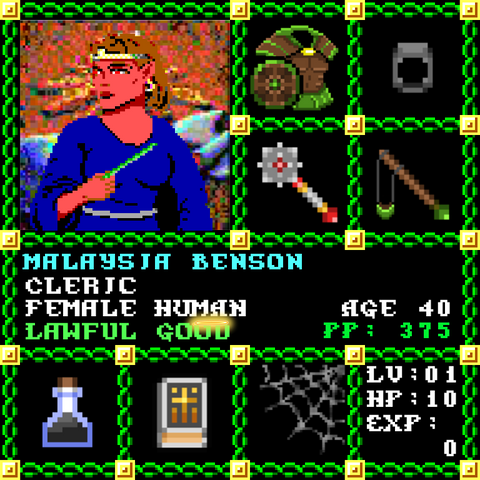 Malaysia Benson is a Players Guild Genesis Series Adventurer #1972