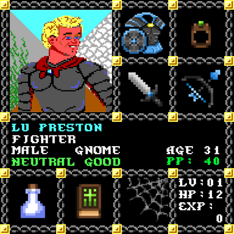 Lu Preston is a Players Guild Genesis Series Adventurer #1975