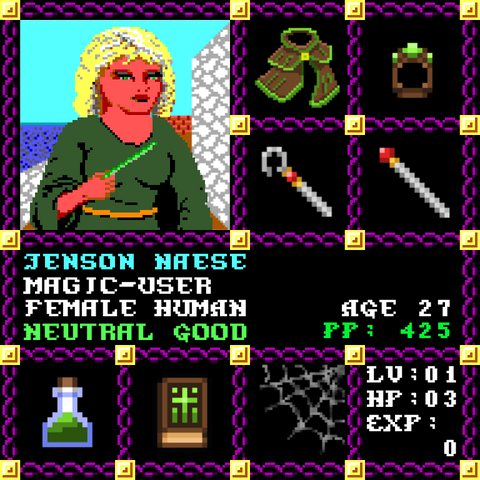 Jenson Naese is a Players Guild Genesis Series Adventurer #1976