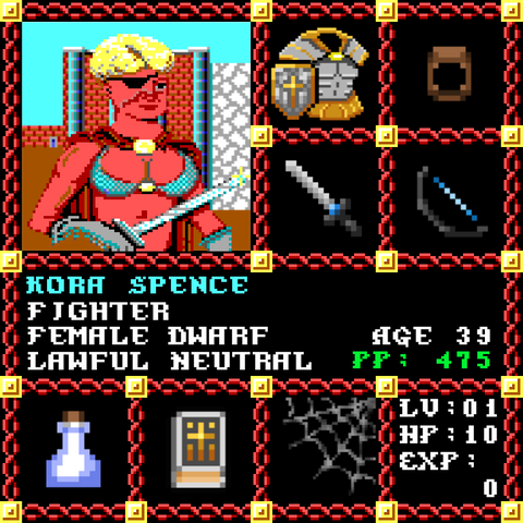 Kora Spence is a Players Guild Genesis Series Adventurer #1989