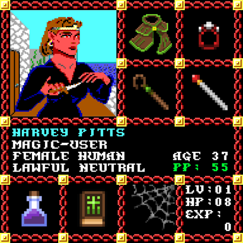 Harvey Pitts is a Players Guild Genesis Series Adventurer #1993