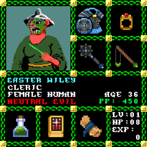 Easter Wiley is a Players Guild Genesis Series Adventurer #1994