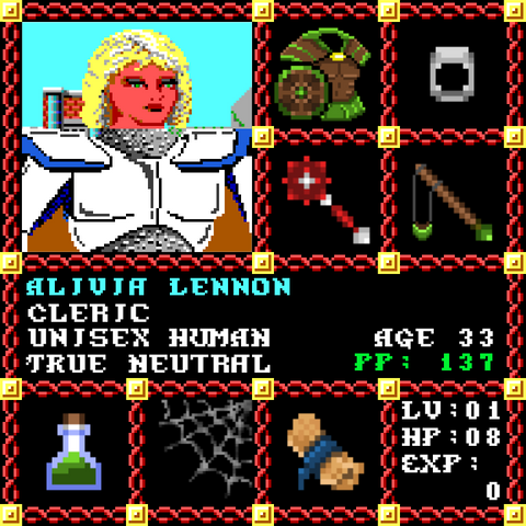 Alivia Lennon is a Players Guild Genesis Series Adventurer #0781
