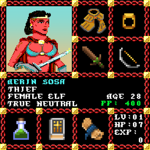 Aerin Sosa is a Players Guild Genesis Series Adventurer #0810