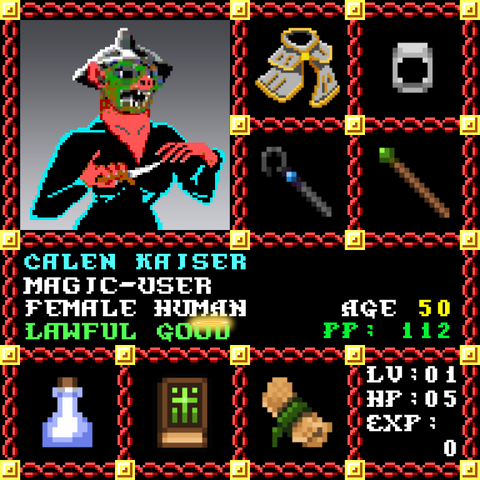 Calen Kaiser is a Players Guild Genesis Series Adventurer #0830