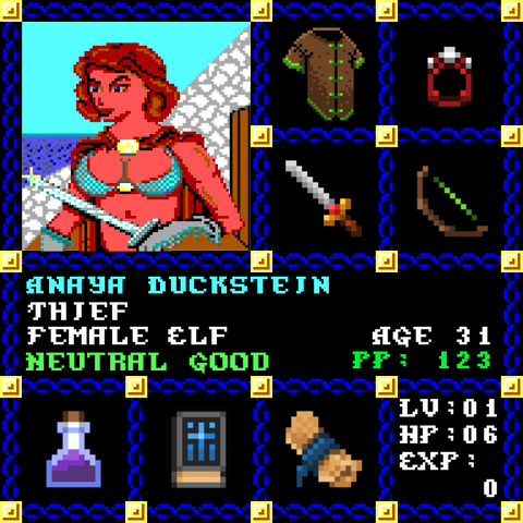 Anaya Duckstein is a Players Guild Genesis Series Adventurer #0838