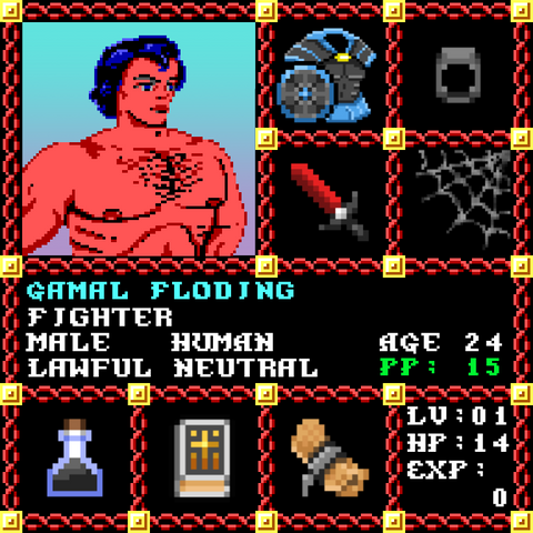 Gamal Floding is a Players Guild Genesis Series Adventurer #0840