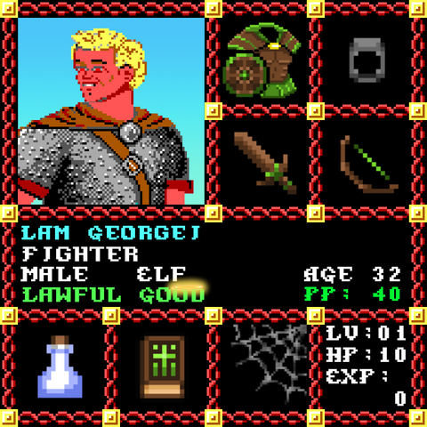 Lam Georgei is a Players Guild Genesis Series Adventurer #0845