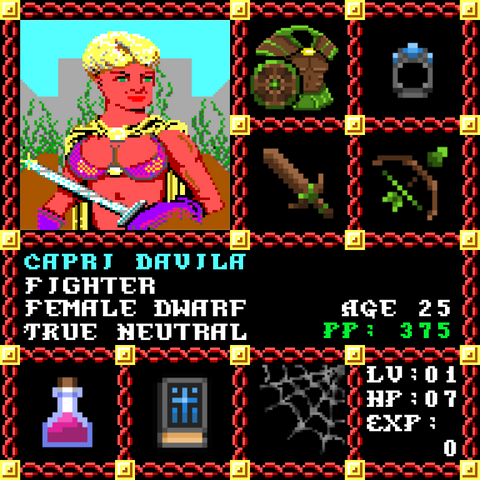 Capri Davila is a Players Guild Genesis Series Adventurer #0847
