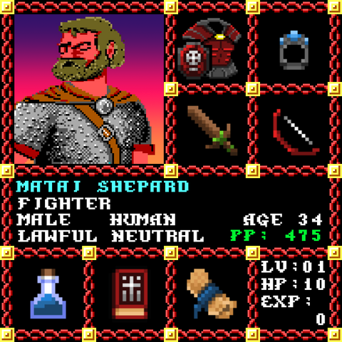 Matai Shepard is a Players Guild Genesis Series Adventurer #0848