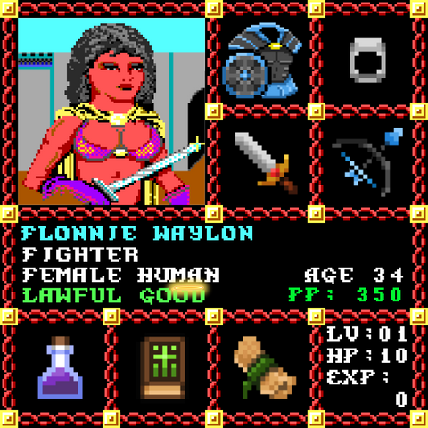 Flonnie Waylon is a Players Guild Genesis Series Adventurer #0850