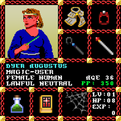 Dyer Augustus is a Players Guild Genesis Series Adventurer #0852