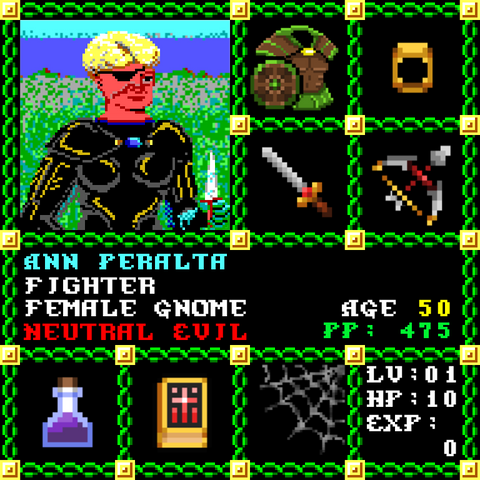 Ann Peralta is a Players Guild Genesis Series Adventurer #0853