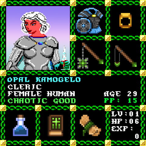 Opal Kamogelo is a Players Guild Genesis Series Adventurer #0854