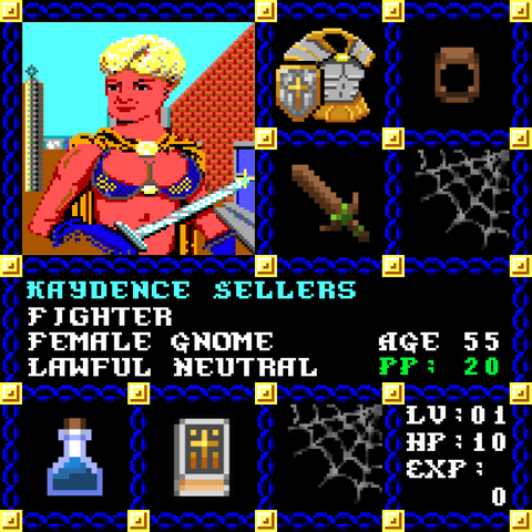 Kaydence Sellers is a Players Guild Genesis Series Adventurer #0859