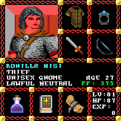 Bonilla Nisi is a Players Guild Genesis Series Adventurer #0860