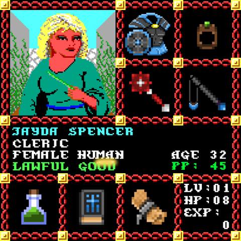Jayda Spencer is a Players Guild Genesis Series Adventurer #0876