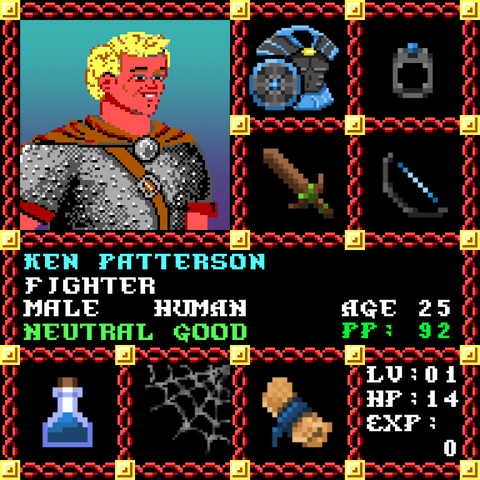Ken Patterson is a Players Guild Genesis Series Adventurer #0879