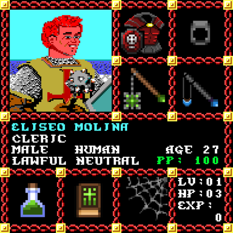 Eliseo Molina is a Players Guild Genesis Series Adventurer #0881