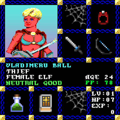 Vladimeru Ball is a Players Guild Genesis Series Adventurer #0889