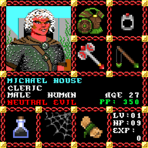 Michael House is a Players Guild Genesis Series Adventurer #0894