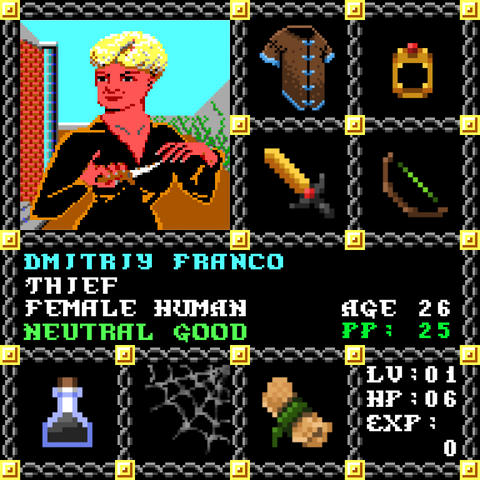 Dmitriy Franco is a Players Guild Genesis Series Adventurer #0900