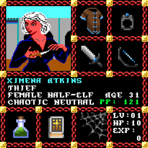 Ximena Atkins is a Players Guild Genesis Series Adventurer #0917