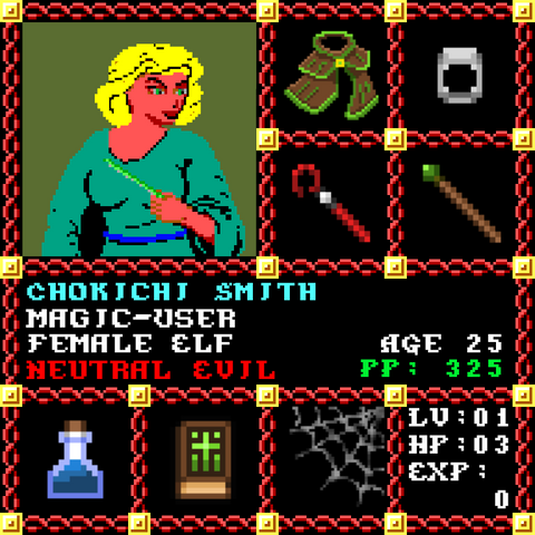 Chokichi Smith is a Players Guild Genesis Series Adventurer #0919