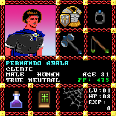 Fernando Ayala is a Players Guild Genesis Series Adventurer #0924