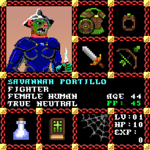 Savannah Portillo is a Players Guild Genesis Series Adventurer #0926