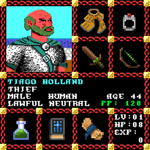 Tiago Holland is a Players Guild Genesis Series Adventurer #0931