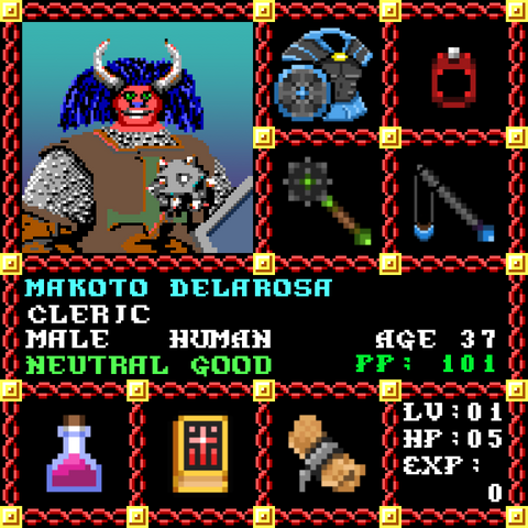 Makoto Delarosa is a Players Guild Genesis Series Adventurer #0936