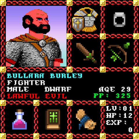 Bullara Burley is a Players Guild Genesis Series Adventurer #0939